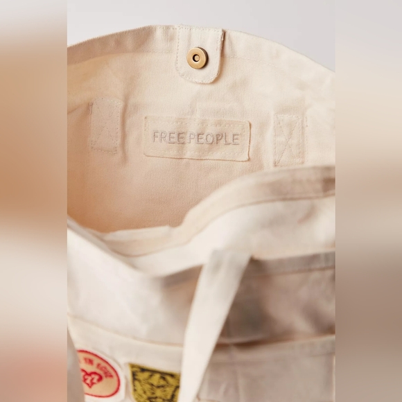 Free People Kiss My Patch Tote/Mineral - Picture 5 of 16